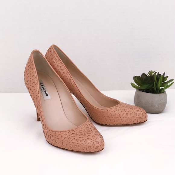 LK Bennett Shoes - L. K. BENNET Cannes Laser Cut Leather Round Pump
